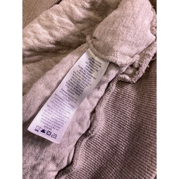 Faherty Epic Quilted Fleece Pullover Men’s Oatmeal Melange Size M - Picture 6 of 6